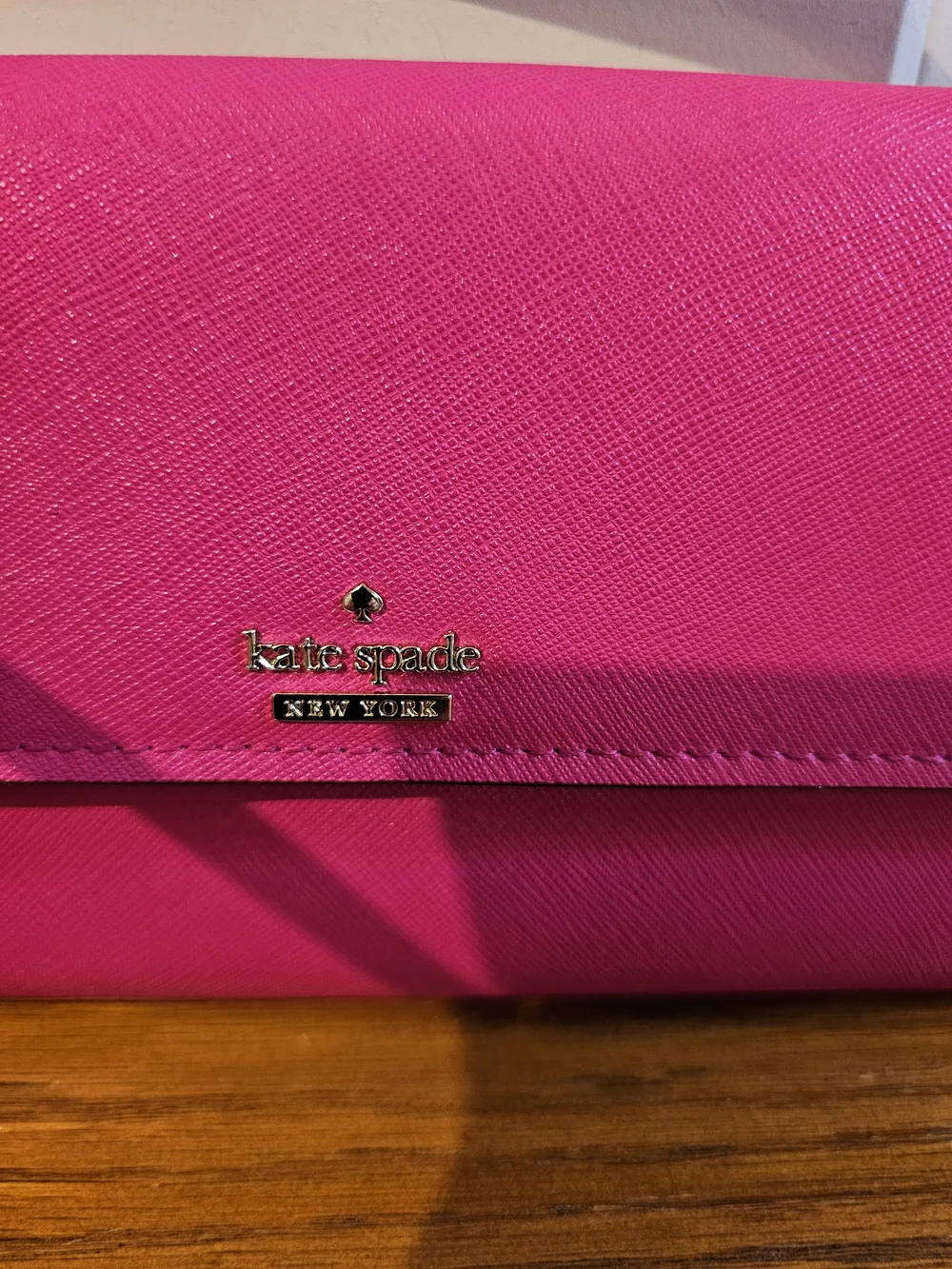 Kate Spade Hot Pink Crossbody Wallet